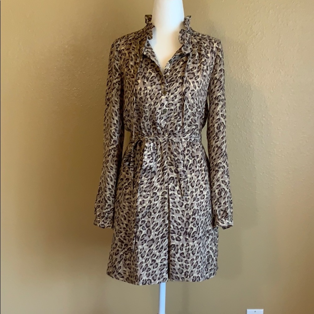 LOFT Leopard Print Dress
